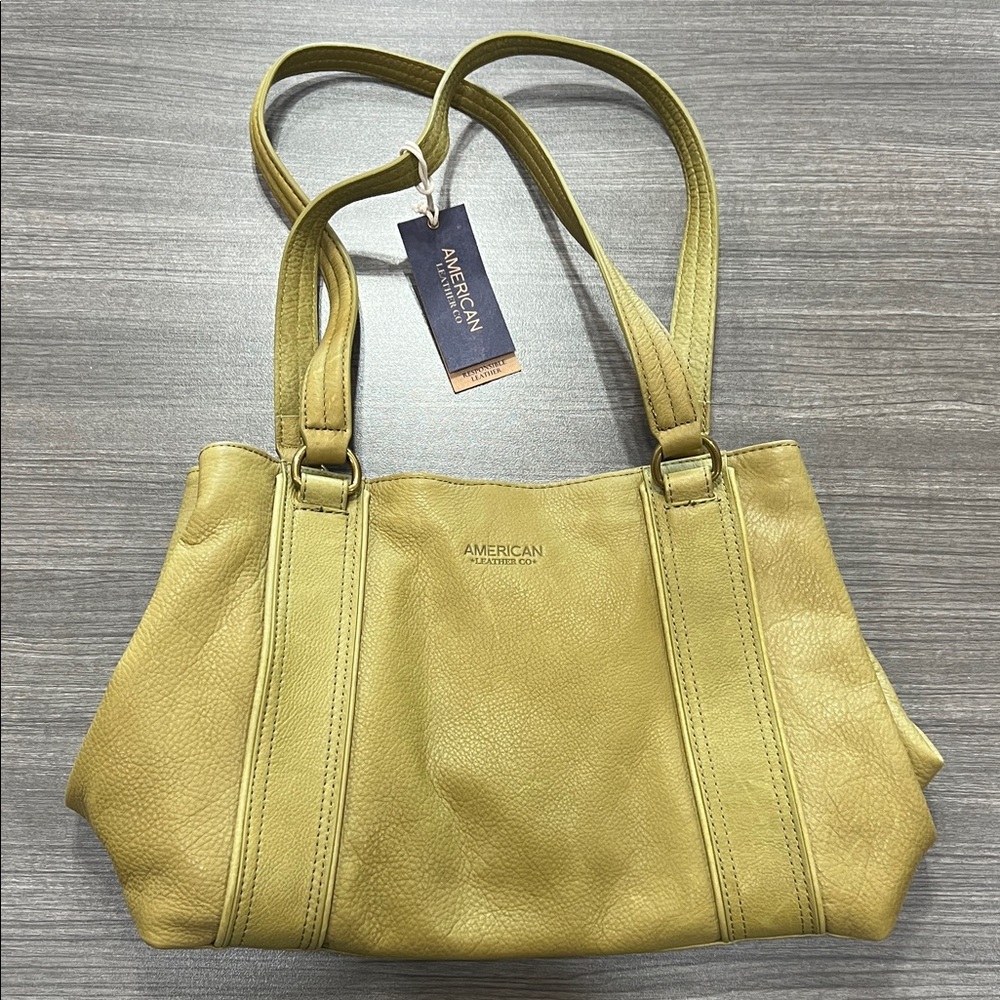 American Leather Co. Mustard Shoulder Bag